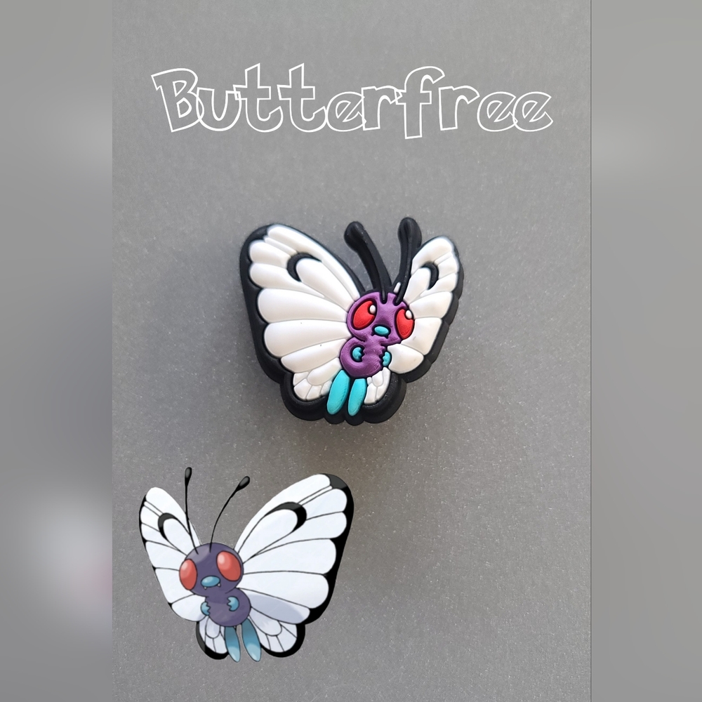 BOGO!! BUNDLE For Discount!!! Brand New Pokémon Butterfree Croc Charm